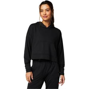 Fabletics Women’s Cloud Jersey Hoodie, Buttery Soft, Recycled Fabric, Breathable, Moisture-Wicking(Black)