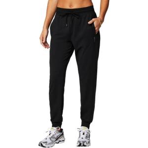 Fabletics Women’s Cloud Jersey Jogger, Buttery Soft, Recycled Fabric, Hidden Pockets, Breathable, Moisture-Wicking(Black)