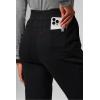 Fabletics Women’s High Rise Active Scrub Jogger – MotionTech, 4-Way Stretch, Pocket-Packed, Lightweight, Semi-Slim Fit(Black/Goji Red)