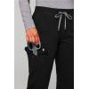Fabletics Women’s Evoke Cargo Scrub Jogger – MotionTech, 4-Way Stretch, Wrinkle-Resist, Anti-Shrink(Black)