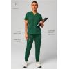 Fabletics Women’s Evoke Cargo Scrub Jogger – MotionTech, 4-Way Stretch, Wrinkle-Resist, Anti-Shrink(Hunter Green)