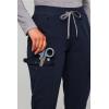 Fabletics Women’s Evoke Cargo Scrub Jogger – MotionTech, 4-Way Stretch, Wrinkle-Resist, Anti-Shrink(Navy)