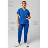 Fabletics Women’s Evoke Cargo Scrub Jogger – MotionTech, 4-Way Stretch, Wrinkle-Resist, Anti-Shrink(Royal Blue)