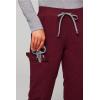 Fabletics Women’s Evoke Cargo Scrub Jogger – MotionTech, 4-Way Stretch, Wrinkle-Resist, Anti-Shrink(Wine)
