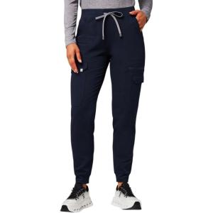 Fabletics Women’s Evoke Cargo Scrub Jogger – MotionTech, 4-Way Stretch, Wrinkle-Resist, Anti-Shrink(Navy)