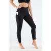Fabletics Women’s Oasis PureLuxe High-Waisted 7/8 Legging, Workout, Yoga, Light Compression, Buttery Soft, XS, Black