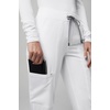 Fabletics Women’s Active Scrub Jogger – MotionTech, Pocket-Packed, Lightweight, Wrinkle-Resist, Semi-Slim Fit(Classic White)