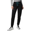 Fabletics Women’s Active Scrub Jogger – MotionTech, Pocket-Packed, Lightweight, Wrinkle-Resist, Semi-Slim Fit(Black/Seaside)