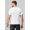 Fabletics Men’s The Training Day Tee, Performance, Running, Workout, Gym, Breathable, 4-Way Stretch(Classic White)