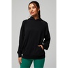 Fabletics Men’s Year Round Terry Hoodie, Relaxed Fit, Lived-in Feel(Black)